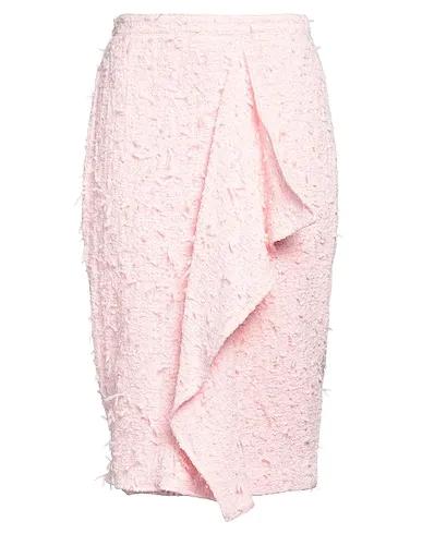 Pink Tweed Midi skirt