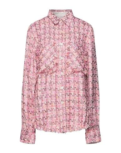 Pink Tweed Patterned shirts & blouses