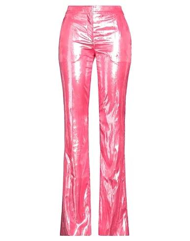 Pink Velour Casual pants