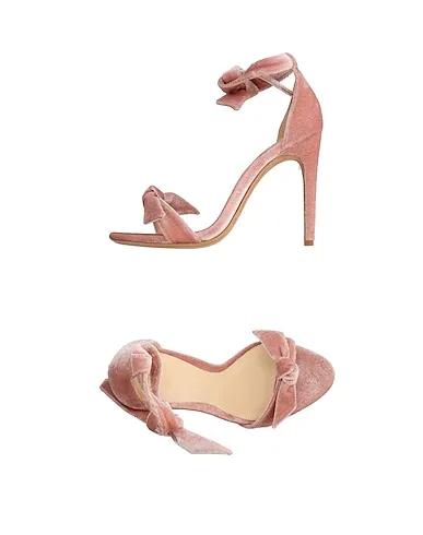 Pink Velvet Sandals