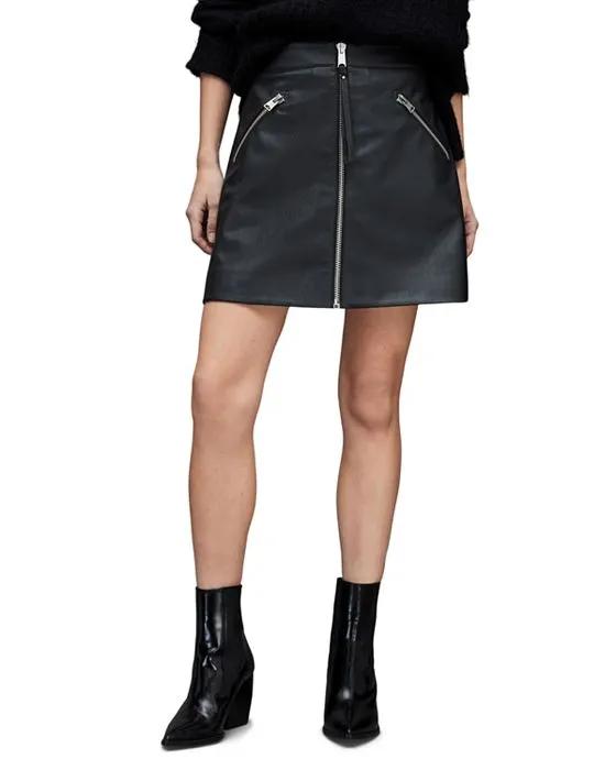 Piper Faux Leather Skirt