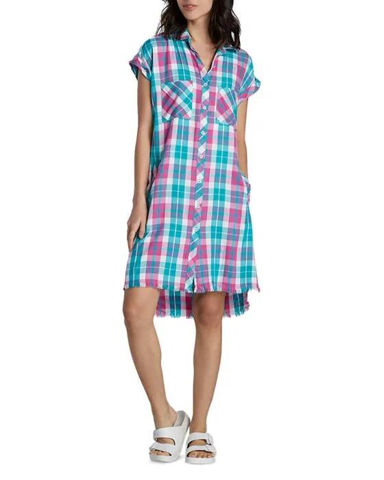 Plaid Relaxed Shirtdress