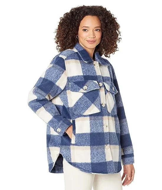 Plaid Shirt Jacket in Keep Rolling