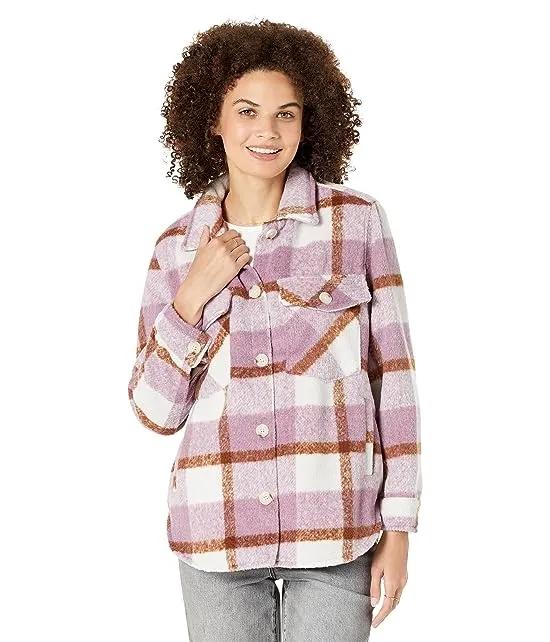 Plaid Shirt Jacket in Voyager