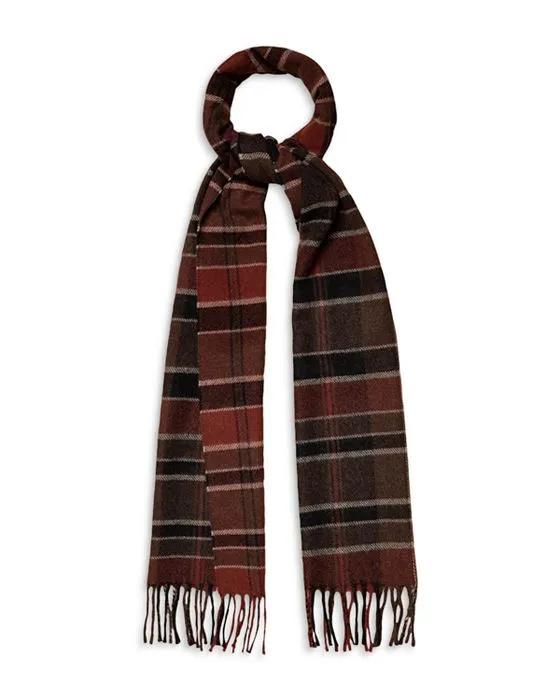 Plaid Wool Scarf