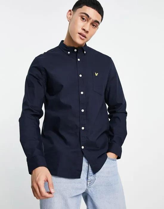 plain shirt in navy