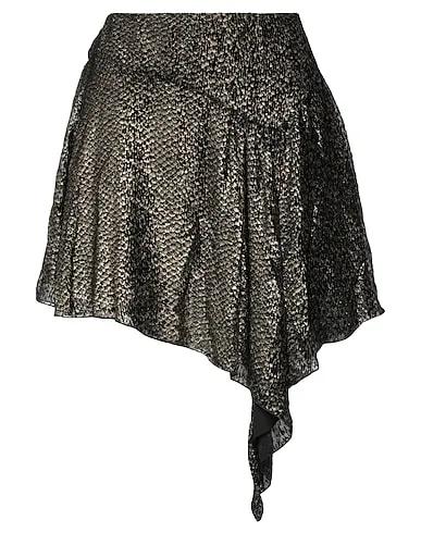 Platinum Chiffon Mini skirt