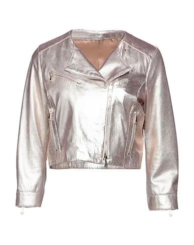 Platinum Leather Biker jacket