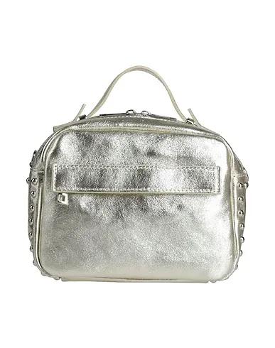 Platinum Leather Handbag