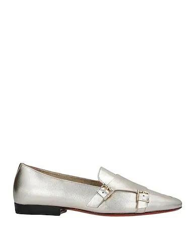 Platinum Leather Loafers