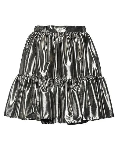 Platinum Plain weave Mini skirt