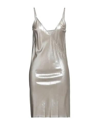 Platinum Satin Short dress