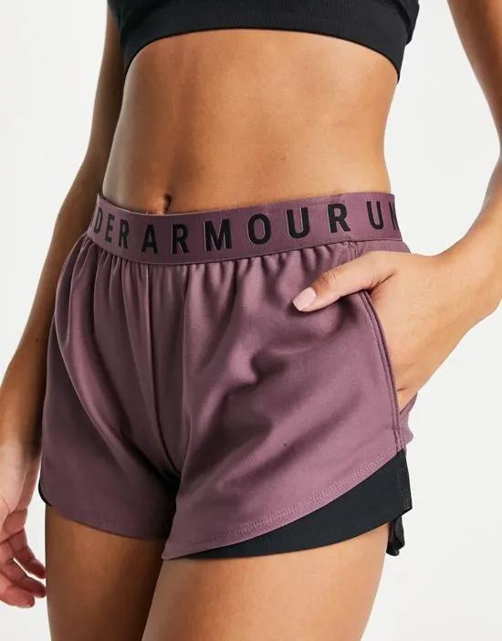 Play Up 3.0 shorts in plum