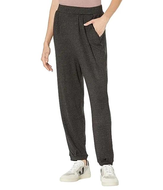 Pleated Front Jogger Pants