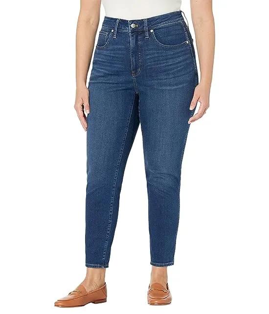 Plus Curvy High-Rise Skinny Jeans in Coronet Wash