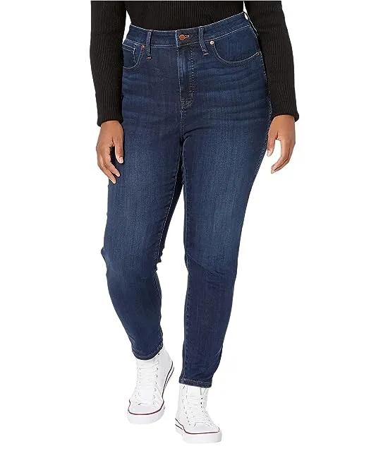 Plus Curvy High-Rise Skinny Jeans in Woodland Wash: TENCEL™ Denim Edition