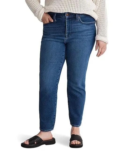 Plus Curvy Stovepipe Jeans in Auraria Wash