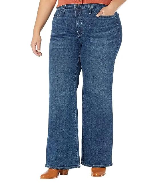 Plus Perfect Vintage Flare Jeans in Halstrom Wash
