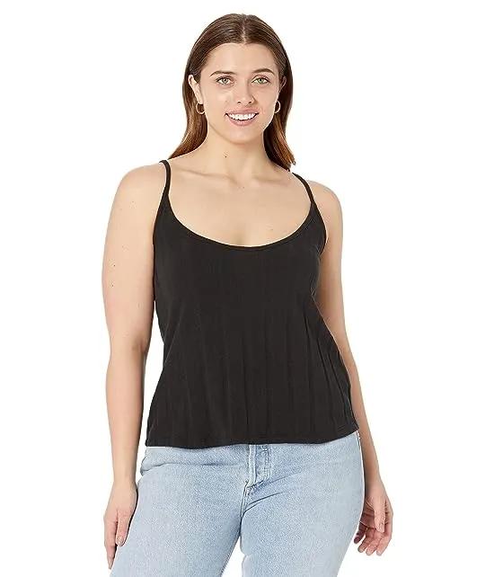 Plus Ribbed Sweater-Knit Anytime Cami Top