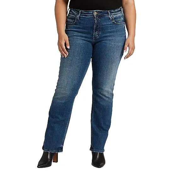 Plus Size Avery High-Rise Slim Bootcut Jeans W94627EKC342