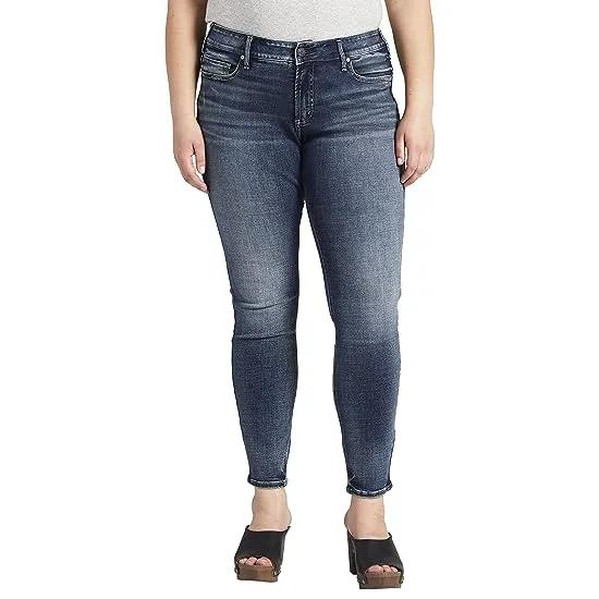 Plus Size Britt Low Rise Skinny Jeans W90102ECF306