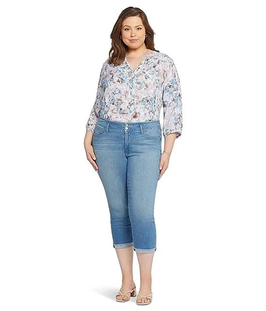 Plus Size Chloe Capris Hollywood Waistband & Cuff in Mesmerize