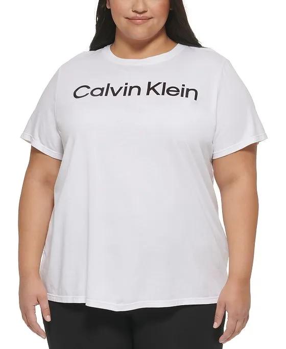 Plus Size Crewneck Logo T-Shirt
