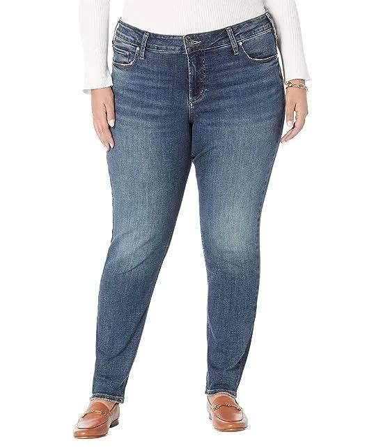 Plus Size Elyse Mid-Rise Skinny Jeans W03116ECF308