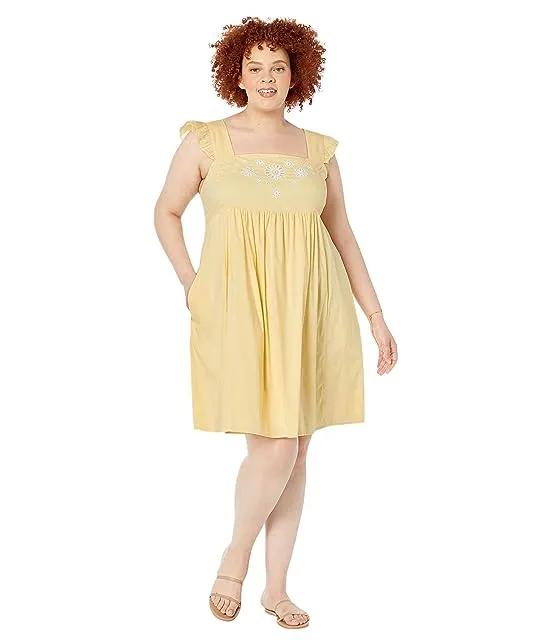 Plus Size Embroidered Maddie Babydoll Dress