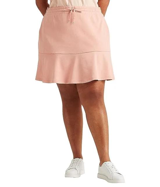 Plus Size French Terry Skirt