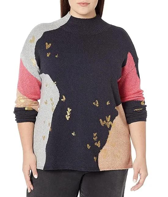Plus Size Glowing Embers Sweater
