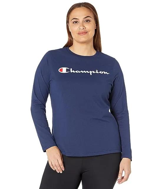 Plus Size Graphic Long Sleeve Tee