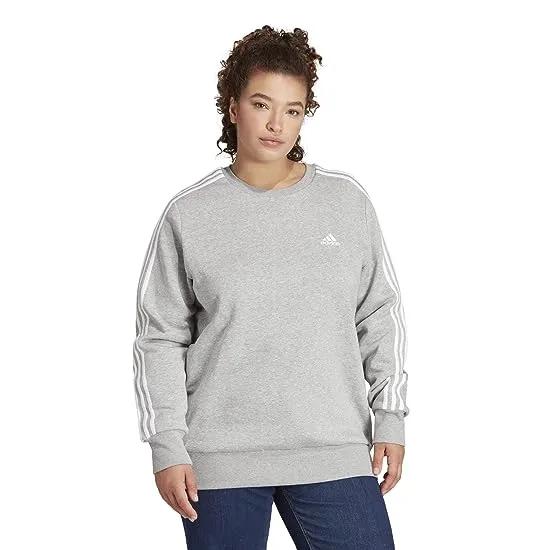 Plus Size Inc 3-Stripes Fleece Sweatshirt