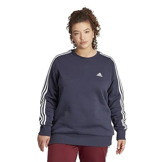 Plus Size Inc 3-Stripes Fleece Sweatshirt