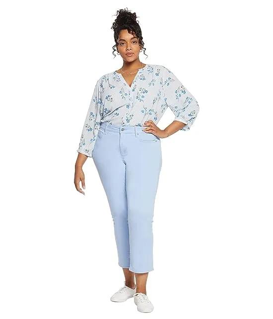 Plus Size Marilyn Straight Ankle in Clear Sky