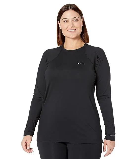 Plus Size Midweight Stretch Long Sleeve Top