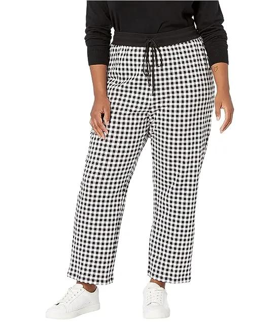 Plus Size Natalie Sweatpants in Gingham