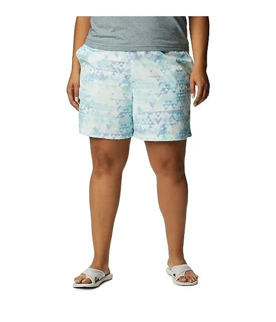 Plus Size Sandy River™ II Printed Shorts