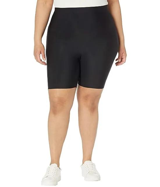 Plus Size Sleek Effects High-Rise Bike Shorts