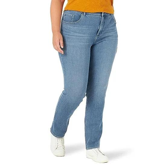 Plus Size Slim Fit Ultra Lux Skinny Jeans Mid-Rise