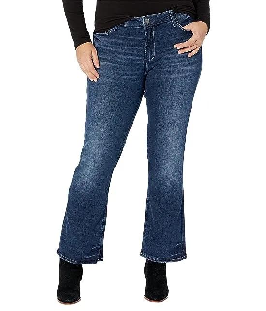 Plus Size Suki Mid-Rise Bootcut Jeans W93719EOE391