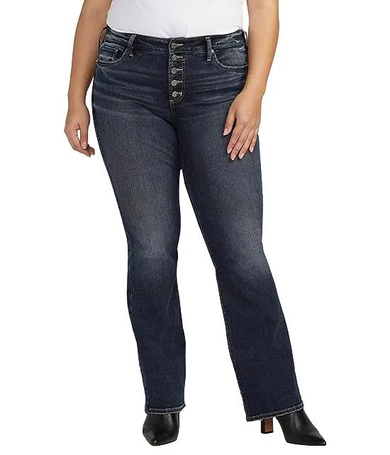 Plus Size Suki Mid-Rise Bootcut Jeans W93742EDB475
