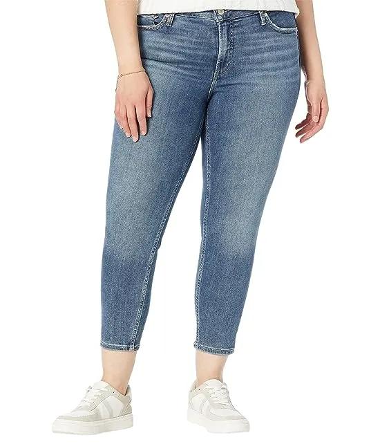 Plus Size Suki Mid-Rise Skinny Crop Jeans W43975EAE388