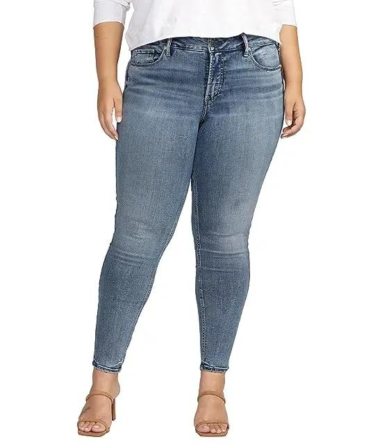 Plus Size Suki Mid-Rise Skinny Jeans W93136COO312