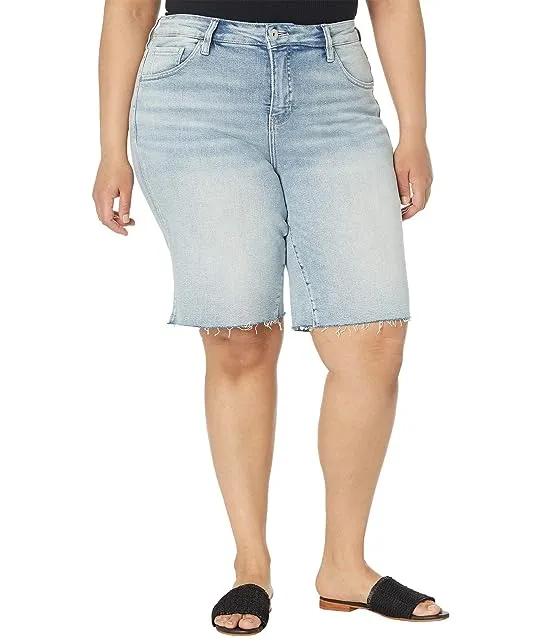 Plus Size The City Shorts in High-Rise