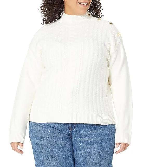 Plus Size Turtleneck Sweater