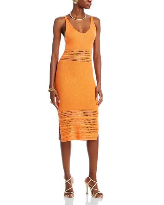 Pointelle Midi Dress - 100% Exclusive