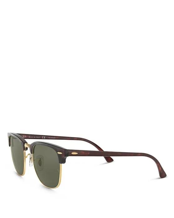  Polarized Classic Clubmaster Sunglasses, 51mm