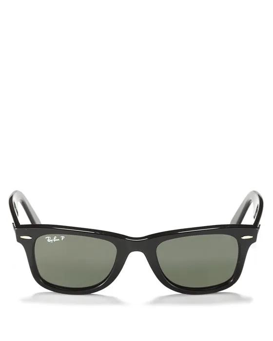  Polarized Wayfarer Sunglasses, 50mm