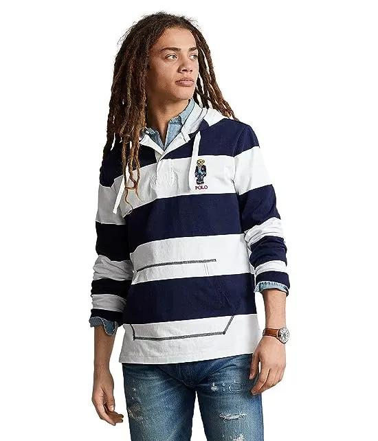 Polo Bear Jersey Hooded Rugby Shirt